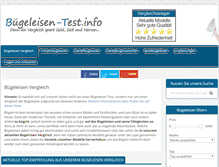 Tablet Screenshot of buegeleisen-test.info